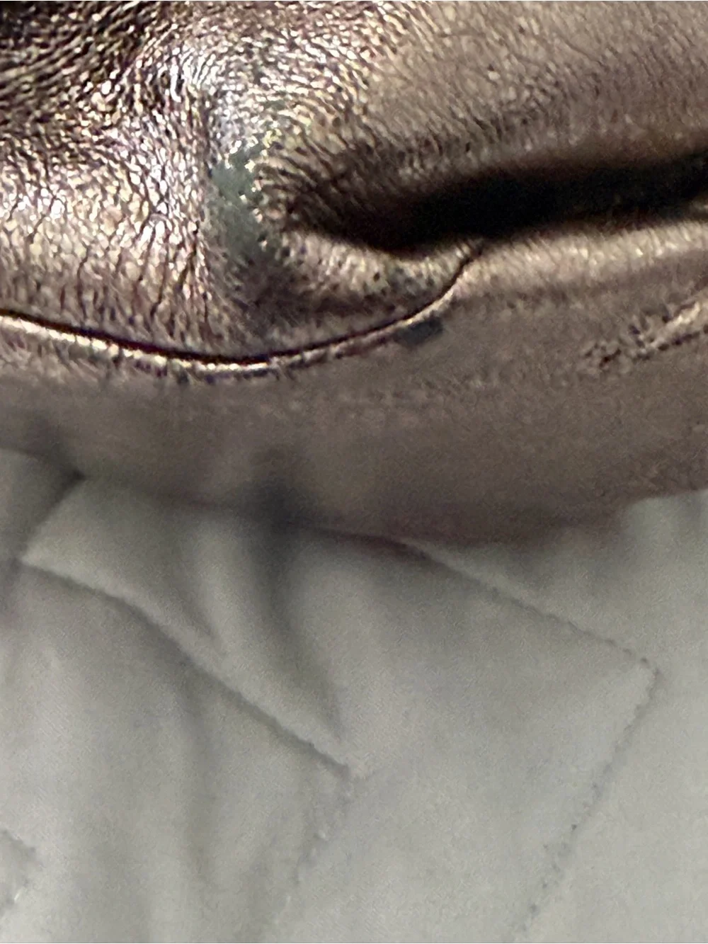 Coach leather shoulder